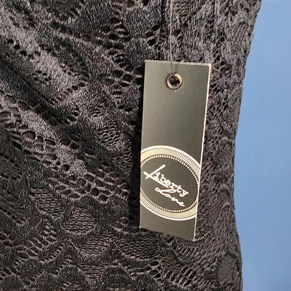 NWT Liberty Love Black Lace Bodycon Dress - Picture 6 of 12